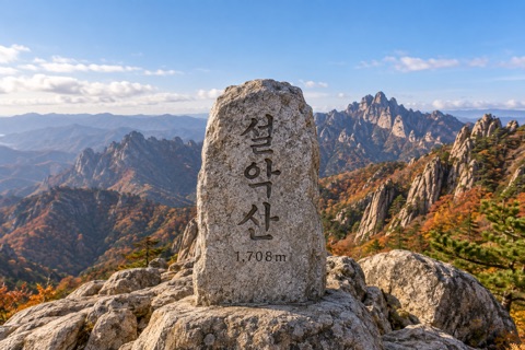 설악산 정상석
